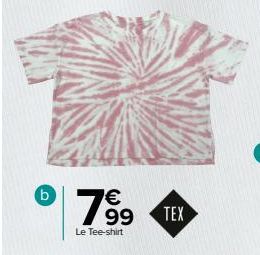 b  7⁹9  99  Le Tee-shirt  TEX 