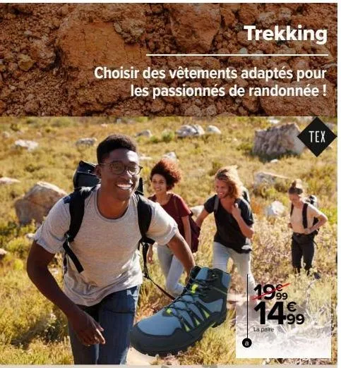 trekking  choisir des vêtements adaptés pour les passionnés de randonnée !  1999  14⁹9  la pare  tex 