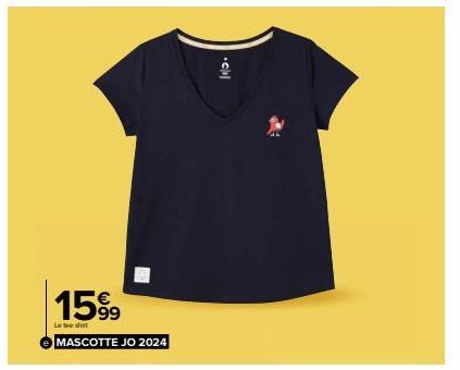 159⁹  Le tee shirt  MASCOTTE JO 2024  •chl 