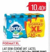 lait demi-écrémé Lactel