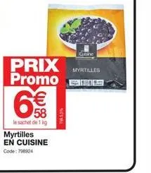 myrtilles promo