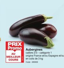 aubergines Promo