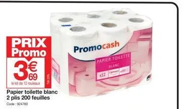 papier toilette promo