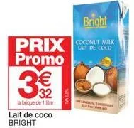 lait de coco promo