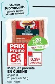 merguez promo