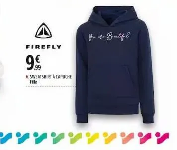 firefly  99  6. sweatshirt à capuche fille 