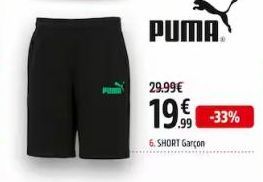 short garçon Puma