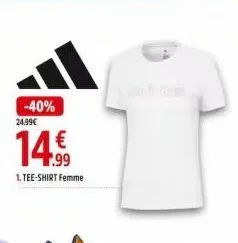 -40%  24.99€  14€  1. tee-shirt femme 