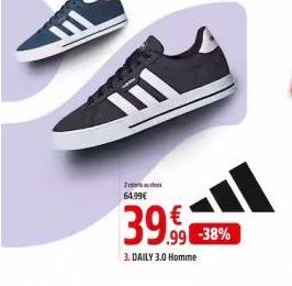 64.99€  39.9€  3. DAILY 3.0 Homme  .99 -38% 