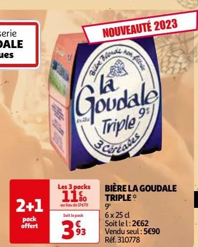 bière la goudale triple *