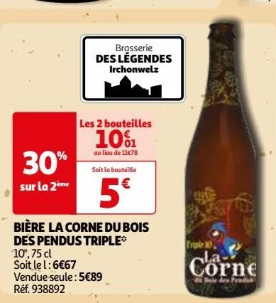 bière la corne du bois des pendus triple*