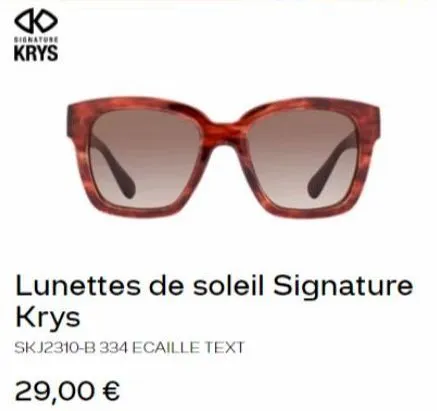 lunettes de soleil signature