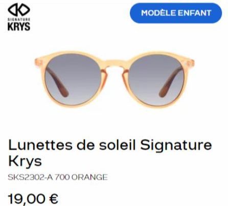 lunettes de soleil Signature