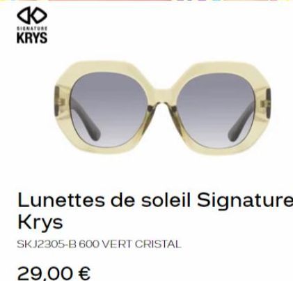 lunettes de soleil Signature