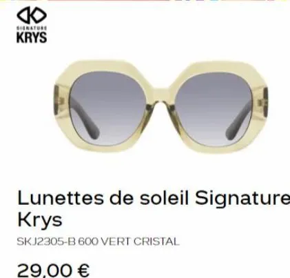 lunettes de soleil signature