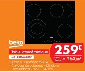 minuterie Beko