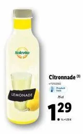 solevita  lemonade  75 dl  citronnade (3)  5702042 produt  1²  7.29  16-12€ 
