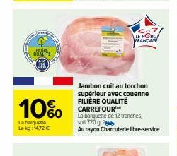 jambon cuit Carrefour