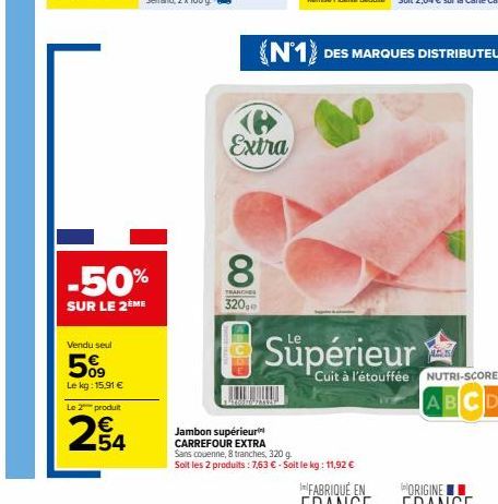 jambon Carrefour