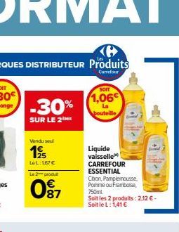 liquide vaisselle Carrefour