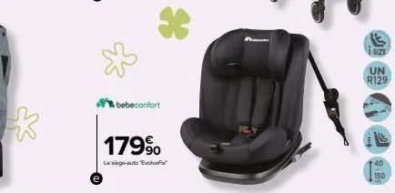 k  bebeconfort  179⁹  lege-auto "evolve  size  un r129  40  150 