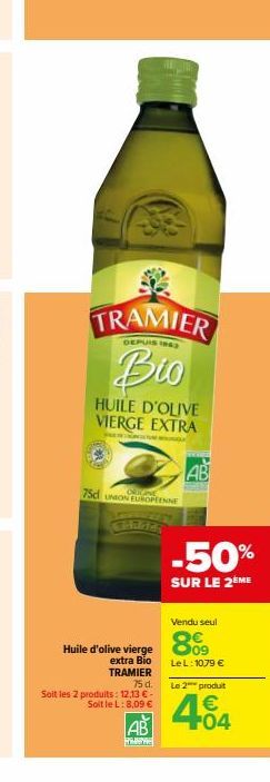 huile d'olive vierge Tramier