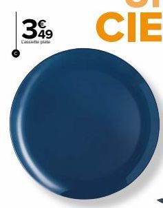 399  Cassiette plate 