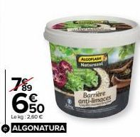 789 65  Lekg: 2,60 € ALGONATURA  ALGOFLASH Naturasol  Barrière anti-limaces 