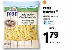 pâtes fraîches 