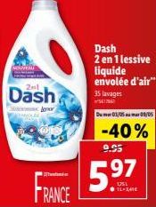 lessive liquide Dash