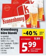 bière blonde Kronenbourg