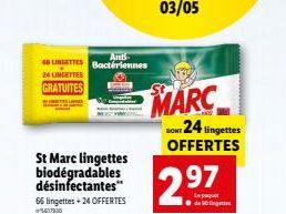 lingettes St marc