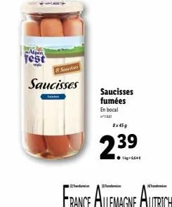 saucisses 