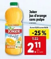 jus d'orange joker