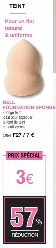 éponge bell