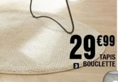 tapis bouclette