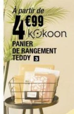 panier de rangement Teddy