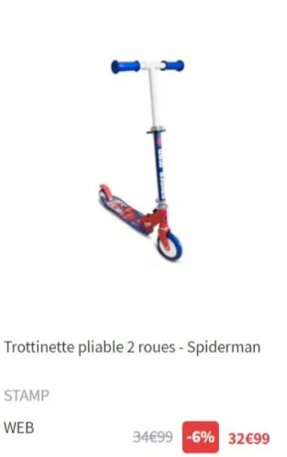 trottinette spiderman
