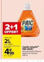 liquide vaisselle Paic