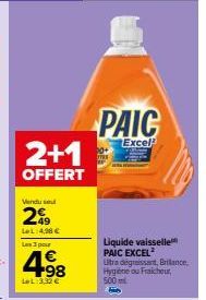 liquide vaisselle Paic