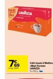 café moulu lavazza