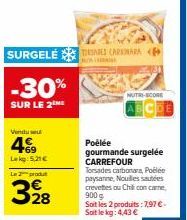 fricassé de légumes Carrefour