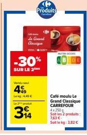 café moulu Carrefour