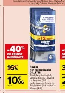 soldes gillette