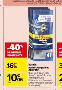 soldes Gillette