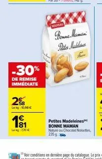 soldes bonne maman