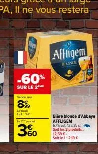 bière blonde affligem