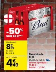 bière blonde Budweiser