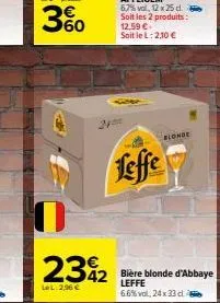 bière blonde leffe