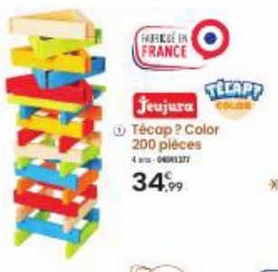 09  HARRICUE IN FRANCE  TELAPP  jeujura Técap? Color 200 pièces 4-04041377  34,99  